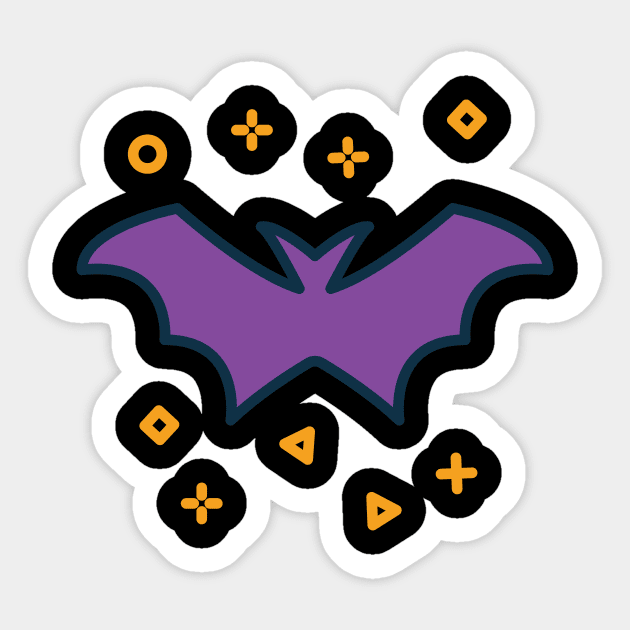 Little Bat Sticker by Jonathan Wightman